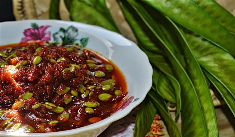 resepi-sambal-tumis-ikan-bilis-petai
