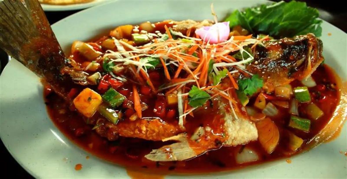 resepi-siakap-goreng-sos-plum